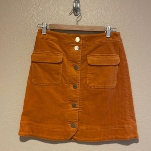 Loft Corduroy Mini Skirt